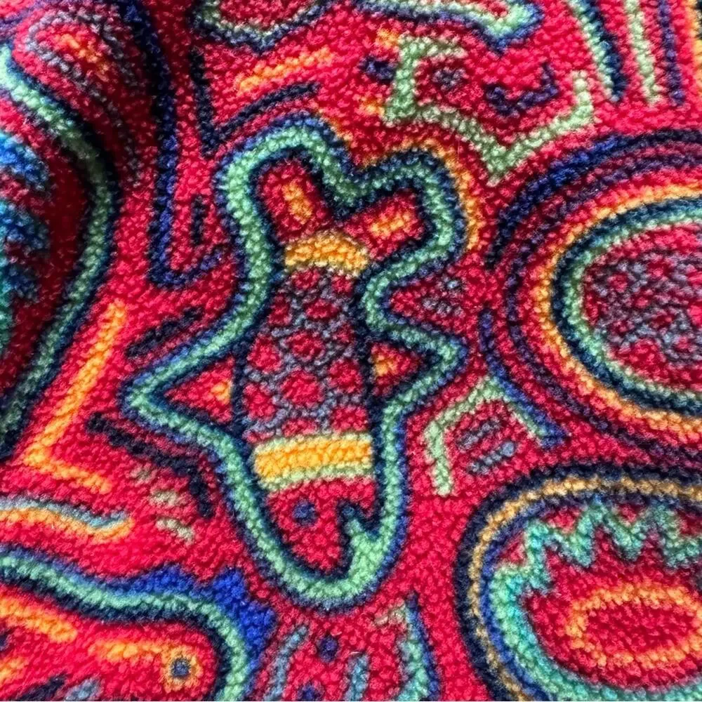 Vtg Patagonia Kid’s 90’s  Snap T Synchilla Fleece Pullover Red Mola Size 12 Rare